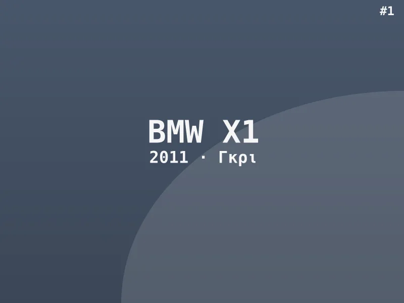BMW X1 Premium 2011
